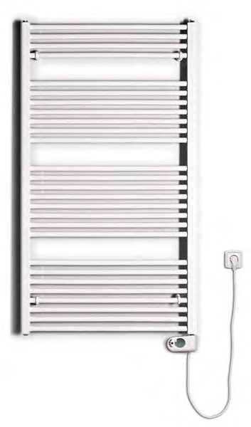 Birossi törölközőszárító radiátor - egyenes - fehér - 450 x 1320 mm