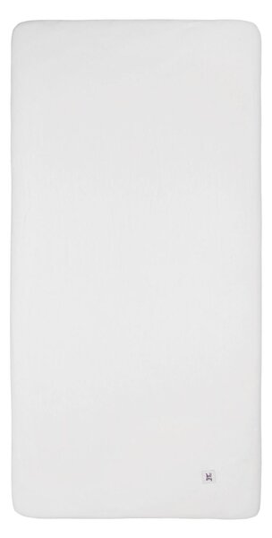 Gyerek fehér jersey lepedő WHITE 60 x 120 cm