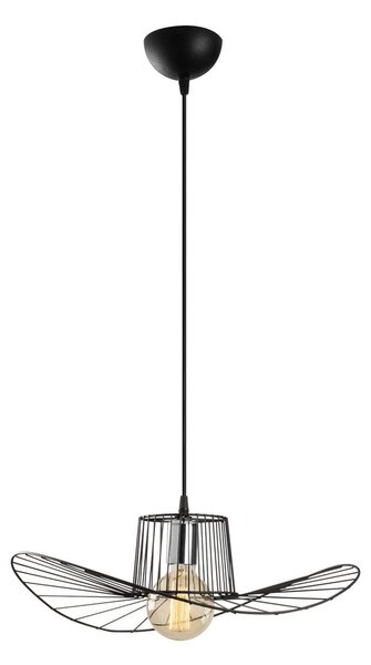Fekete függőlámpa fém búrával ø 50 cm Tel – Opviq lights