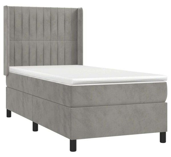 Bársony LED Ágy - 80x200 cm