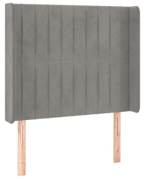 Bársony LED Ágy - 80x200 cm