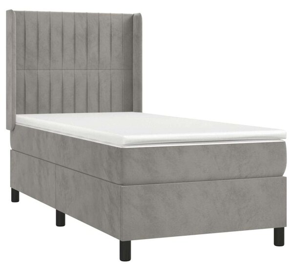 Bársony LED Ágy - 80x200 cm