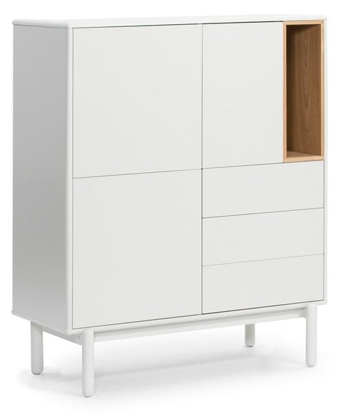 Krémszínű komód 100x120x40 cm Corvo – Teulat