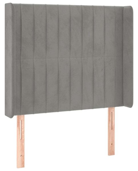 Bársony LED Ágy - 80x200 cm