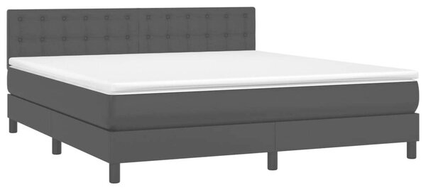 Modern LED Ágy - Műbőr - 160x200 cm