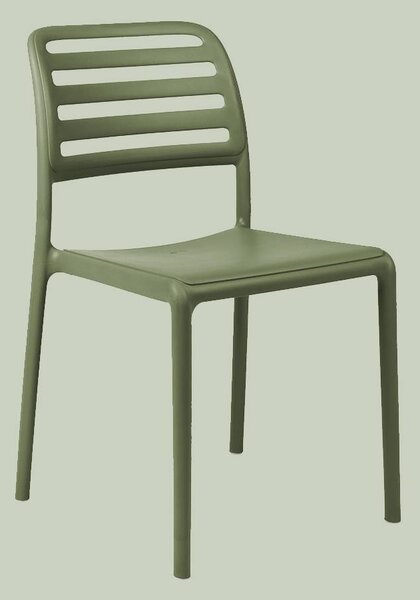Costa Bistrot műanyag szék zöld