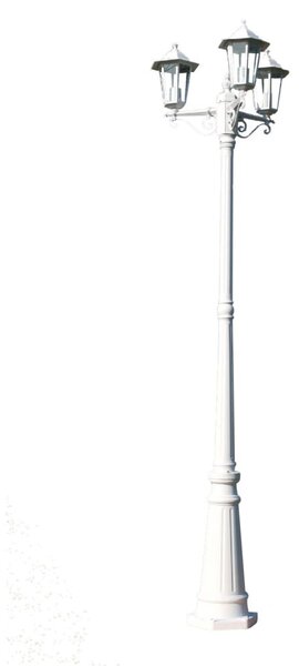 Kingston Kültéri Lámpa 3 karú 215 cm Fehér