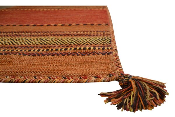 Antique Kilim narancssárga pamutszőnyeg, 60 x 200 cm - Webtappeti