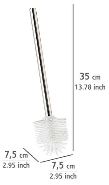 Cserélhető WC-kefe rozsdamentes acél markolattal - Wenko
