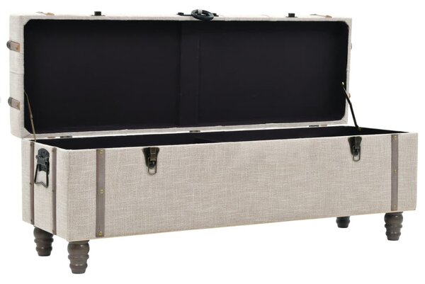 3 db tömör fa és acél tárolópad 112 x 37 x 45 cm