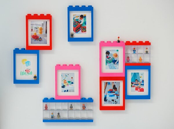 Piros képkeret, 19,3 x 26,8 cm - LEGO®