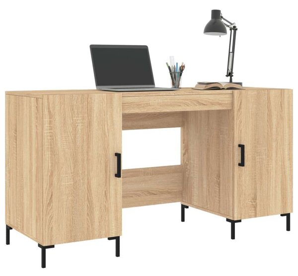 VidaXL Sonoma Tölgy Íróasztal - 140x50x75 cm
