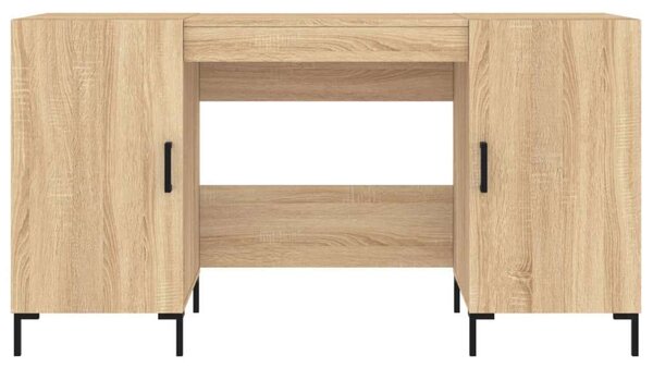VidaXL Sonoma Tölgy Íróasztal - 140x50x75 cm