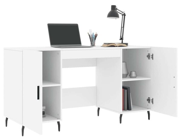 VidaXL Fehér Íróasztal - 140x50x75 cm
