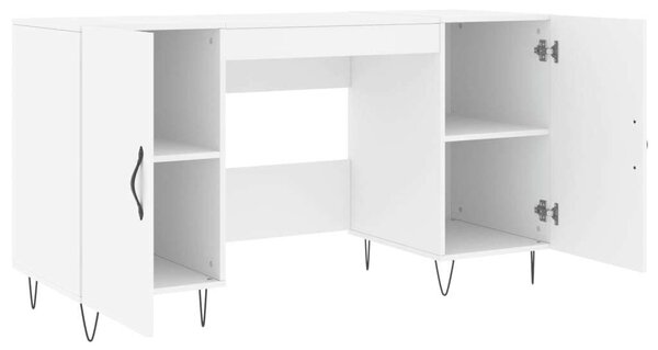 VidaXL Fehér Íróasztal - 140x50x75 cm