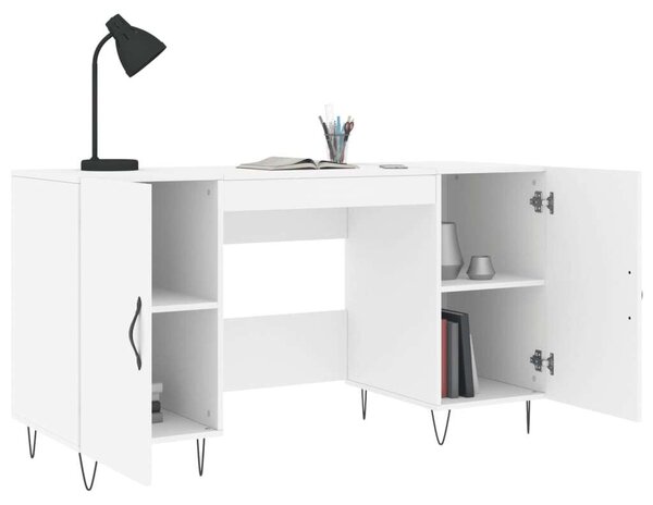 VidaXL Fehér Íróasztal - 140x50x75 cm