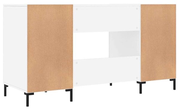 VidaXL Fehér Íróasztal - 140x50x75 cm