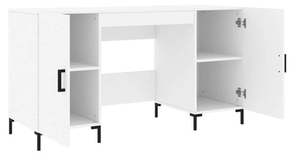 VidaXL Fehér Íróasztal - 140x50x75 cm