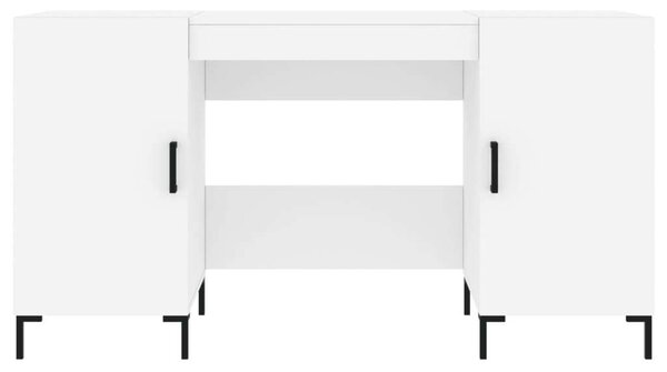 VidaXL Fehér Íróasztal - 140x50x75 cm