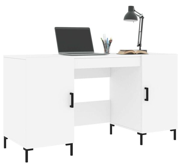 VidaXL Fehér Íróasztal - 140x50x75 cm