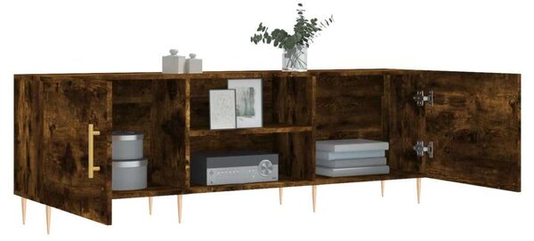VidaXL füstös tölgyszínű műfa TV-szekrény 150x30x44,5 cm