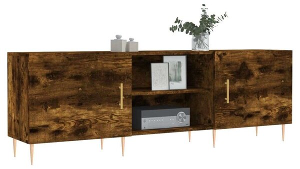 VidaXL füstös tölgyszínű műfa TV-szekrény 150x30x44,5 cm