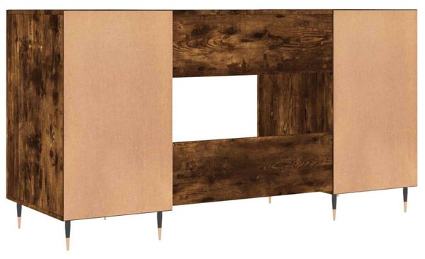 VidaXL Íróasztal - Füstös Tölgy - 140x50x75 cm