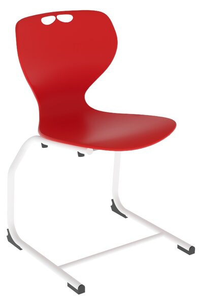 Flex C vázas Ifjúsági szék fehér/piros