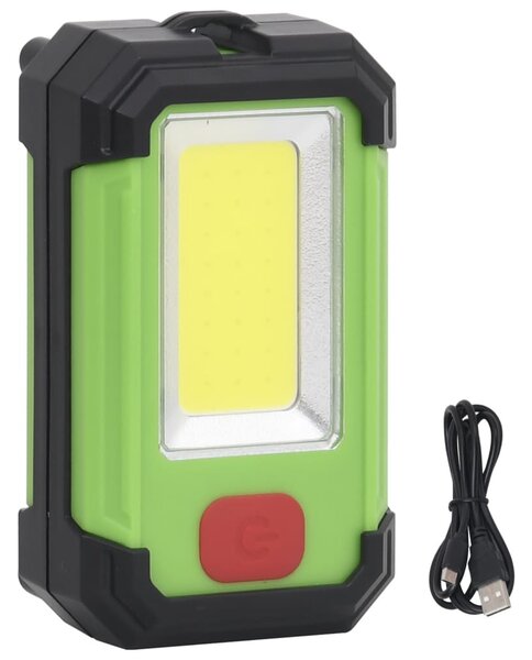 Hideg fehér fényű hordozható napelemes LED-es reflektor 7 W