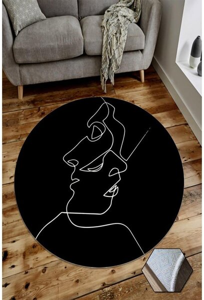 Faces szőnyeg, ⌀ 100 cm - Rizzoli