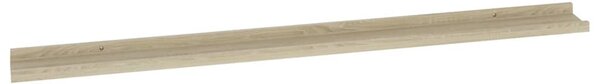 4 db sonoma tölgy színű fali polc 115 x 9 x 3 cm