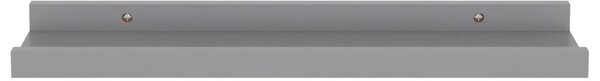 4 db szürke fali polc 40 x 9 x 3 cm
