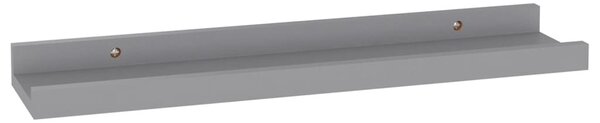 4 db szürke fali polc 40 x 9 x 3 cm