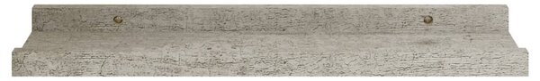 4 db betonszürke fali polc 40 x 9 x 3 cm