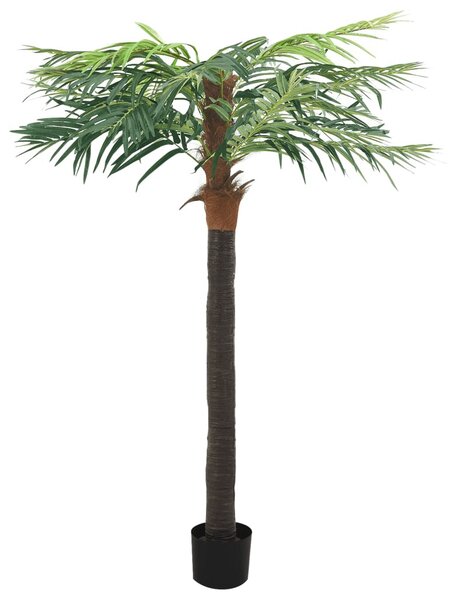 Zöld cserepes műdatolyapálma 215 cm