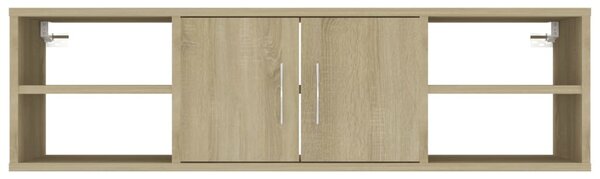 Sonoma tölgy színű szerelt fa fali polc 102 x 30 x 29 cm