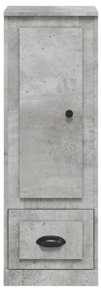 Betonszürke szerelt fa magasszekrény 36x35,5x103,5 cm