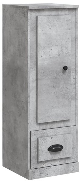 Betonszürke szerelt fa magasszekrény 36x35,5x103,5 cm