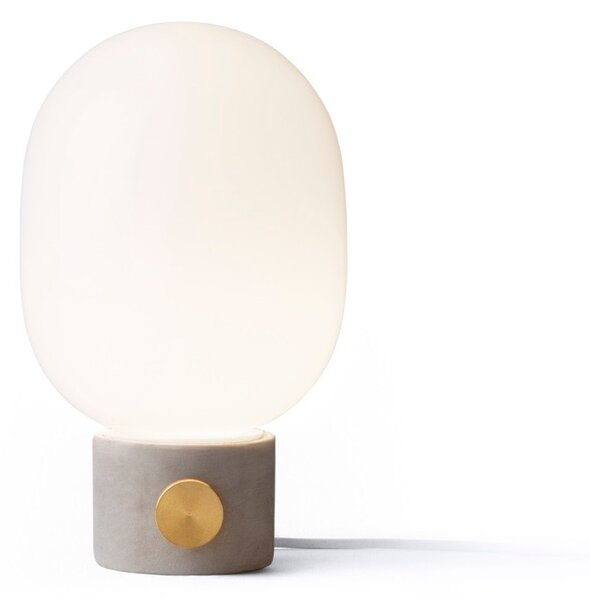 Audo Copenhagen - JWDA Concrete Asztali Lámpa Light Grey/Brass - Lampemesteren