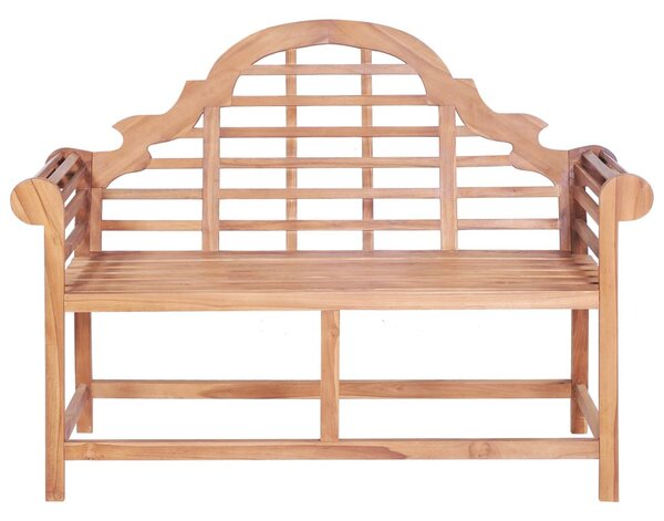 Tömör tíkfa kerti pad 127 x 58,5 x 92,5 cm