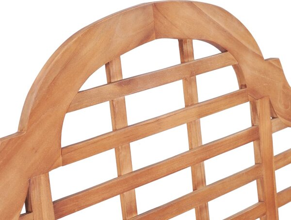 Tömör tíkfa kerti pad 127 x 58,5 x 92,5 cm