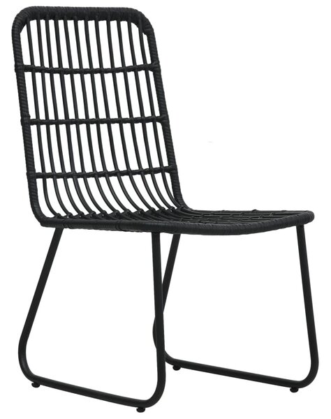 5 részes polyrattan és üveg kültéri étkezőgarnitúra