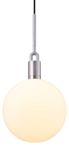 Buster+Punch - Forked Globe Függőlámpá Dim. Large Opal/SteelBuster+Punch - Lampemesteren