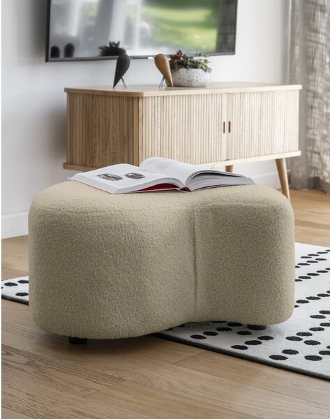 Bézs buklé puff Miuf – Miuform