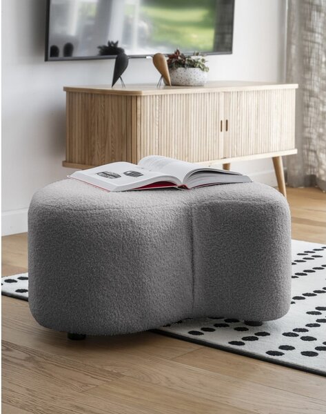 Szürke buklé puff Miuf – Miuform