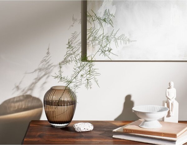 Hammershøi barna üveg váza, magasság 18,5 cm - Kähler Design