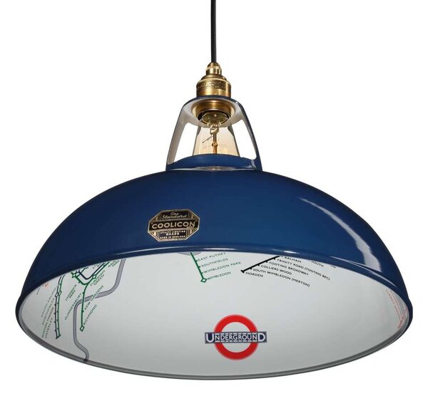 Coolicon - Large 1933 Design Függőlámpá Piccadilly Line Blue - Lampemesteren