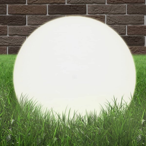 VidaXL 2 db LED gömblámpa 50 cm PMMA