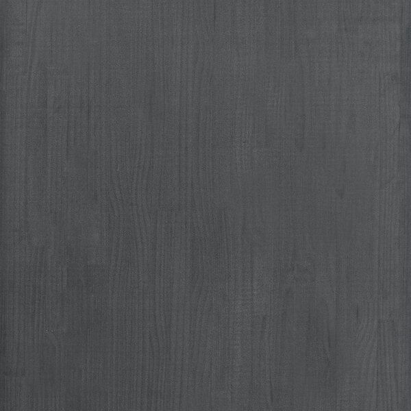 Szürke tömör fenyőfa tárolópolc 60 x 30 x 105 cm
