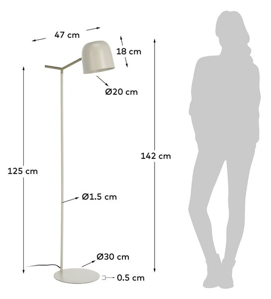 Alish bézs állólámpa - Kave Home